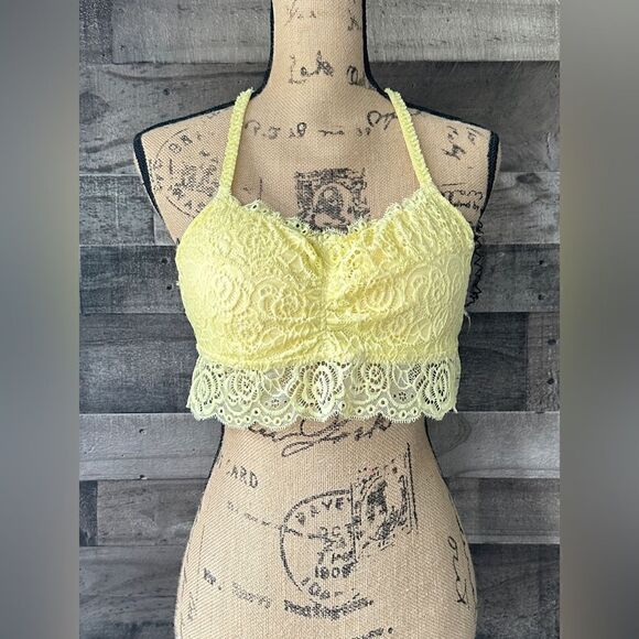 Maurices Women’s Yellow Lace Padded Bralette, New with Tags, Size XL - Picture 2 of 10